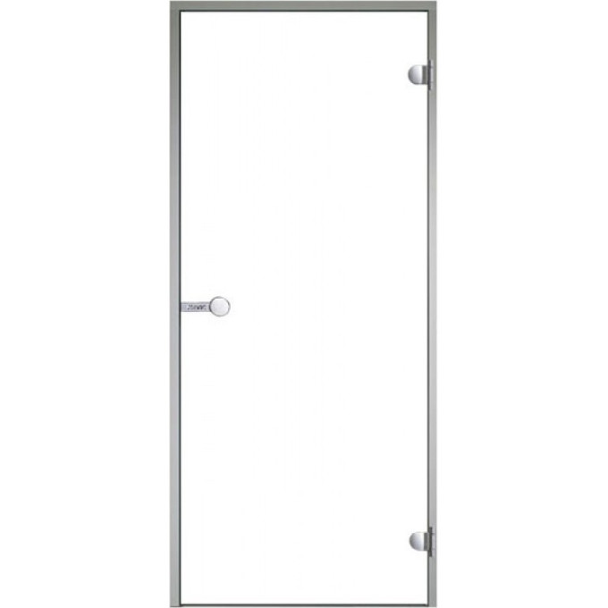 Дверь HARVIA с алюминиевой коробкой 8х21 стекло прозрачное DA82104